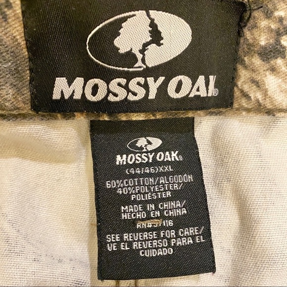 Mossy Oak Cargo Camo Mens Pants XXL (44-46) Walking Hiking Fishing Hunting Sport - Picture 8 of 12